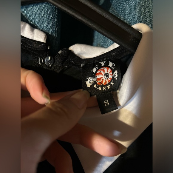 Vera’s Eye Candy The Shining Collared Mini Dress - Picture 4 of 8